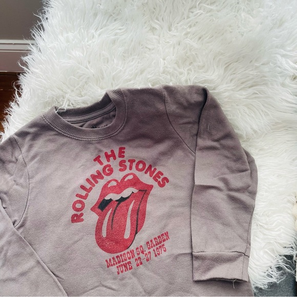 Grey Rolling Stones Toddler Sweatshirt - Picture 4 of 5